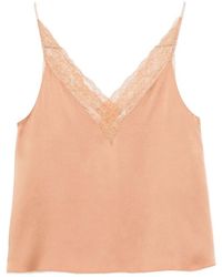forte_forte - Lace Detail V-Necked Top - Lyst