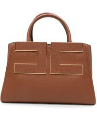 Elisabetta Franchi - Faux Leather Tote Bag - Lyst