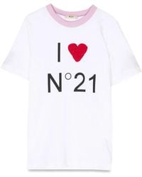 N°21 - T-Shirt Mc I Love N21 - Lyst