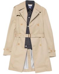 Junya Watanabe - Cotton Double-Breasted Coat - Lyst