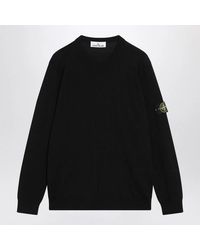 Stone Island - Logo-Patch Crew-Neck Jumper - Lyst