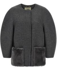 Fendi - Blouson Cocoon - Lyst