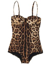 Dolce & Gabbana - One-Piece Swimsuit - Lyst