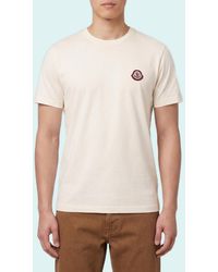 Moncler - Logo Patch Crewneck T-Shirt - Lyst