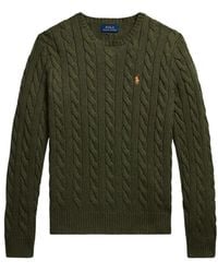 Polo Ralph Lauren - Long Sleeves Round Neck Rib Sweater - Lyst