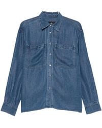 Seven7 - Denim Cotton Shirt - Lyst
