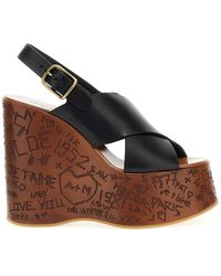 Chloé - Maxime Wedge Sandal - Lyst