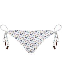 Vilebrequin - Adjustable Bikini Bottoms With Turtle Print - Lyst