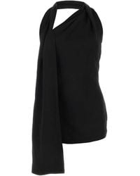 Loewe - Satin Mini Dress - Lyst