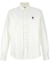 Ami Paris - Cotton Blouse - Lyst