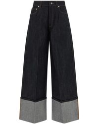Givenchy - Turn Up Jeans - Lyst