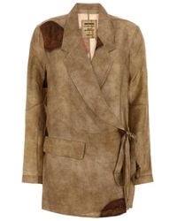 Uma Wang - Printed Twill Khloe Blazer - Lyst