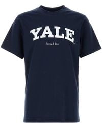 Sporty & Rich - Sporty & Rich Yale Classic T-Shirt - Lyst