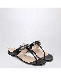 Gucci - Flip-Flops With Leather Clamp - Lyst