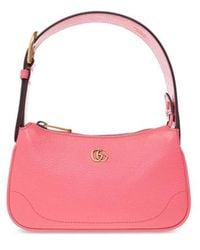 Gucci - Aphrodite Mini Leather Shoulder Bag - Lyst