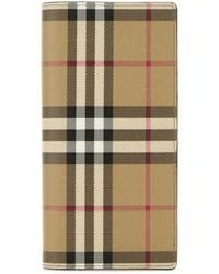 Burberry - Printed Canvas Wallet - Lyst