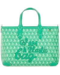 Anya Hindmarch - Xs Tote Bag With I Am A Plastic Bag Pattern - Lyst