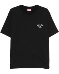 KENZO - T-Shirt Gots Boke Heart Oversized - Lyst