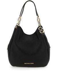 MICHAEL Michael Kors - Lillie Large Pebbled Leather Shoulder Bag - Lyst