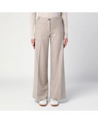 Quelledue - Mélange Wool Trousers - Lyst