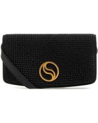 Stella McCartney - S-wave Crystal Hotfix Wallet On Strap - Lyst