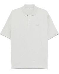 C.P. Company - Logo Cotton Polo Shirt - Lyst