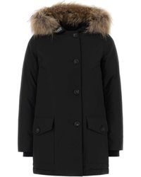 Woolrich - Cotton Blend Arctic-Style Mini Puffer Jacket - Lyst