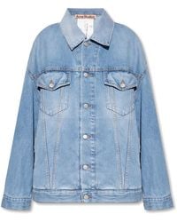 Acne Studios - Oversize Denim Jacket - Lyst