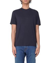 Emporio Armani - Modal And Silk Blend T-Shirt - Lyst
