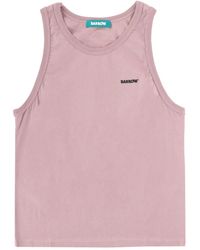 Barrow - Tank Top Con Logo - Lyst