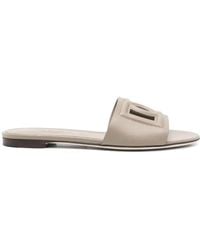 Dolce & Gabbana - Dolce & Gabbana Slides With Dg Millennials Logo - Lyst
