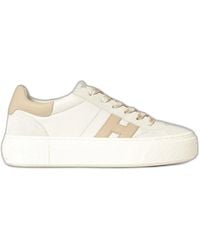 Hogan - Leather Flat Shoes - Lyst