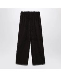 Frankie Shop - Dark Fringed Trousers - Lyst