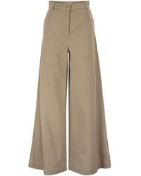 Max Mara - "Mxm Alamaro" Cotton Bull Oversized Jeans - Lyst
