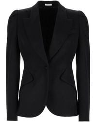McQueen - Single-Breasted Jacket - Lyst