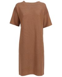 Fabiana Filippi - Virgin Wool Cotton Viscose Polyester Dress - Lyst