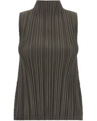 Pleats Please Issey Miyake - 'Mellow Pleats' Blouse - Lyst