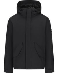 Stone Island - Micro Reps Hooded Down Jacket - Lyst
