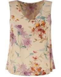 Herno - Floral Print Top - Lyst