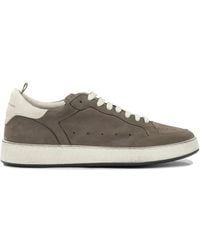 Officine Creative - Suede Leather Rubber Sneakers - Lyst