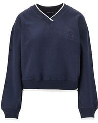 EA BODYWEAR - V-Neck Sweatshirt - Lyst