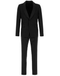 Prada - Black Wool Blend Suit - Lyst
