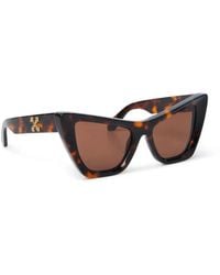 Off-White c/o Virgil Abloh - Edvard Arrow Logo Sunglasses - Lyst