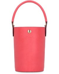 Longchamp - Xs Épure Leather Bucket Bag - Lyst