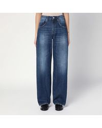 Department 5 - Wide-Leg Pop Jeans With Washed Effect - Lyst