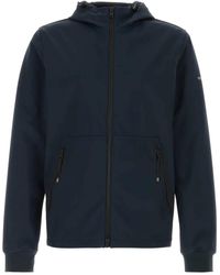 Woolrich - Soft Shell Full-Zip Hoodie - Lyst