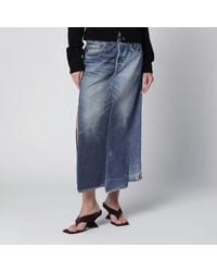 Our Legacy - Craft Midi Denim Skirt - Lyst