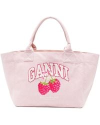 Ganni - Medium Tote Bag - Lyst