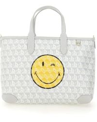 Anya Hindmarch - "I Am A Plastic Bag Wink" Tote Bag Xs - Lyst
