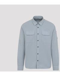 C.P. Company - C.P.Company Light Organic Gabardine Shirt - Lyst
